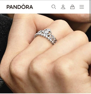 Pandora - Anello Tiara (Argento 925, Pietre Zirconia) - Immagine 1 di 4