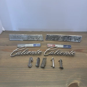 1964 1965 Mercury Comet Caliente Emblem Set Scripts Letters Trim Lot OEM - Bild 1 von 12