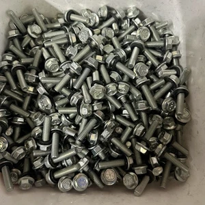 Lot of 600 Bin Bolts S-7483 5/16"-18 x 1-1/4" Grade 8, W/Neoprene Sealing Washer - Picture 1 of 7
