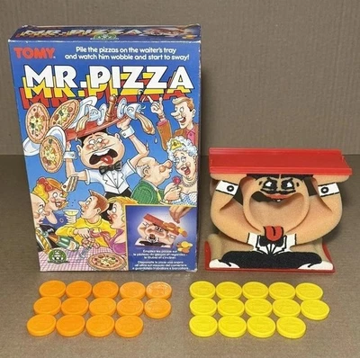 Rare Vintage 1988 Giochi Preziosi TOMY “Mr. Pizza” Stacking Game Complete In Box - Image 1 of 4