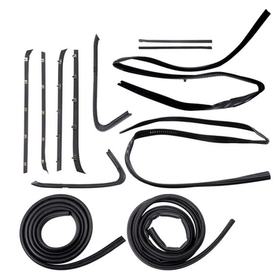 Labwork Rubber Seal Kit Door Weatherstrip For Chevy GMC Pickup Truck 1973-1980 - Изображение 1 из 4