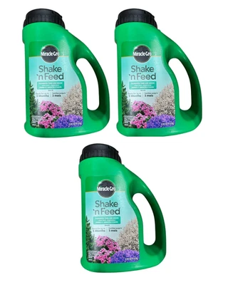 (3 Pack) Miracle-Gro Shake 'n Feed Plant Food 4.5 lb Trees & Shrubs New Sealed - Image 1 of 2
