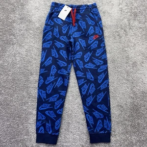 Nike Pants Boys Large All Over Print Jogger Sweatpants Big Kids Youth DJ5519 - Picture 1 of 13
