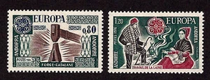 Andorra-French Adm-1976-SC 246-247-LH-Forge & Worker - Picture 1 of 1