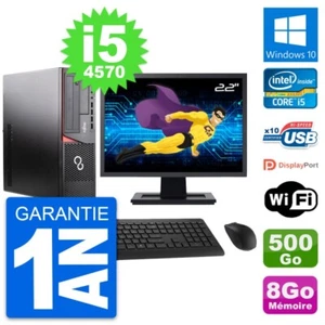 PC Fujitsu E920 Dt Bildschirm 22 " Intel i5-4570 RAM 8Go Scheibe 500Go Windows - Bild 1 von 7