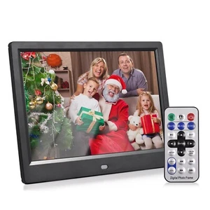 10.1" Digital Photo Frame Desktop Electronic Support Photo Video Music Clock - Picture 1 of 6