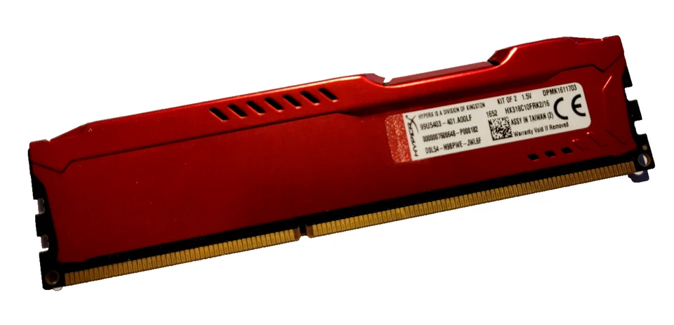 Kingston HyperX HX318C10FRK2/16 | DDR3 8GB | DDR3-1866 PC3-14900 - Bild 1 von 1