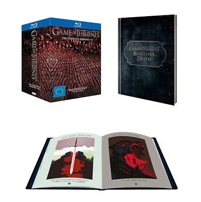 20-BLURAY# Game of Thrones Staffel 1-4 Bonusdisc + Fotobuch, Limited , Digipac - Bild 1 von 2