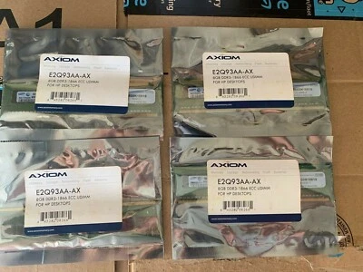 Axion E2Q93AA-AX Axiom PC3-14900 Unbuffered ECC 1866MHz 8GB ECC Module - 8 GB - - Image 1 of 4
