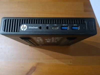 HP EliteDesk 800 G2 Desktop Mini G4500T 3GHZ, 8GB RAM, 120GB SSD - Bild 1 von 4