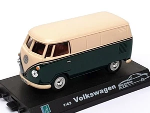Cararama 1/43 Scale CARA06 - VW Volkswagen Microbus - Green/Beige - Picture 1 of 5