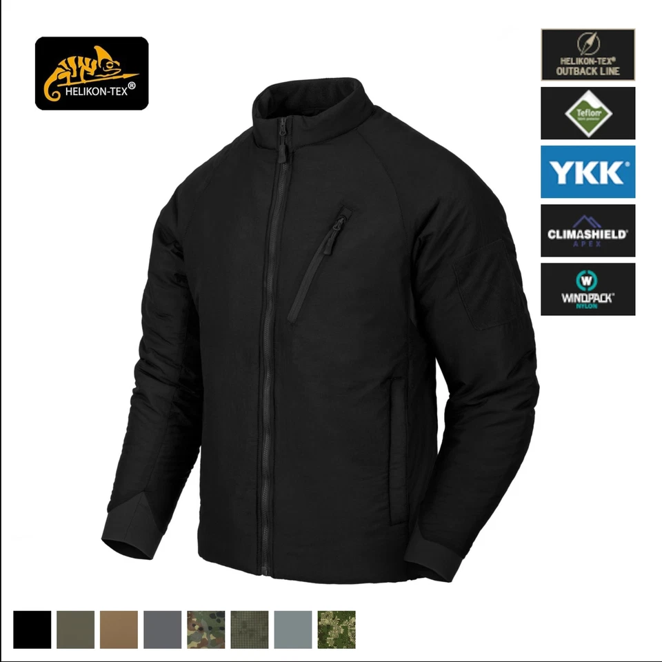 Giacca da campeggio Helikon-Tex WOLFHOUND outdoor tattica ykk climashield apex nylon