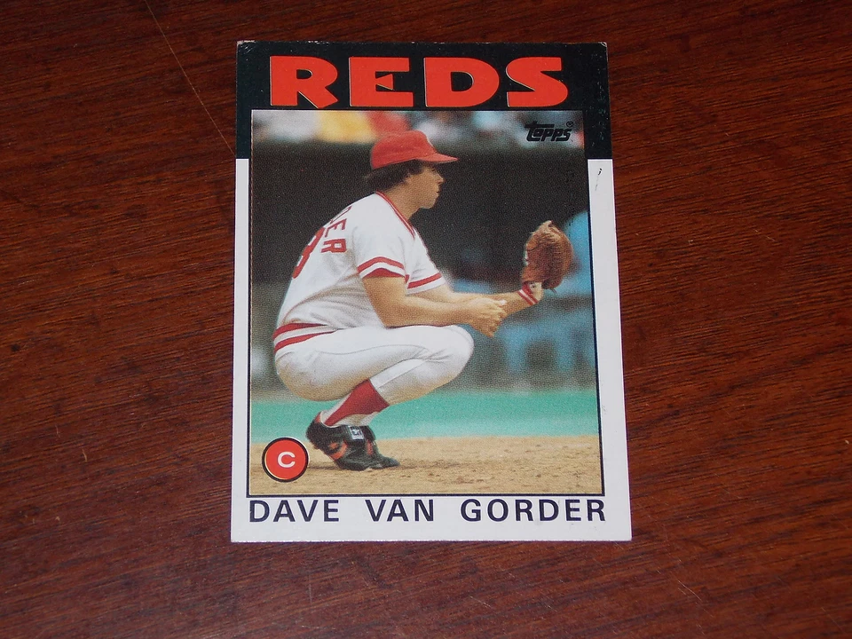 BASEBALL CARD 1986 TOPPS DAVE VAN GORDER #143 - Image 1 of 1