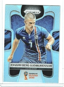 2018 Panini Prizm World Cup Johann Berg Gudmunsson (Iceland) SILVER PRIZM #105 - Picture 1 of 2