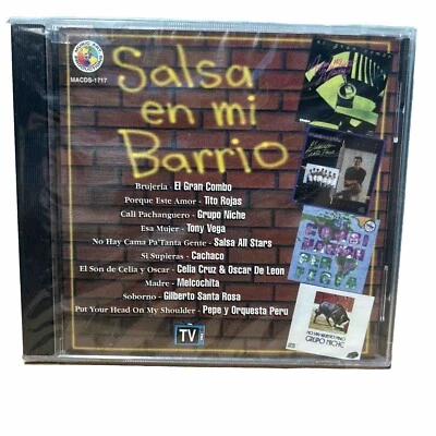 Salsa En Mi Barrio Tito Rojas El Gran Combo,Grupo Niche,Celia Cruz Cd Sealed L4 - Image 1 of 2
