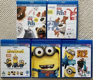 ILLUMINATION 5-Movie Collection (Blu-ray, 7-Disc) Titles in photo. No Digitals. - Imagen 1 de 1