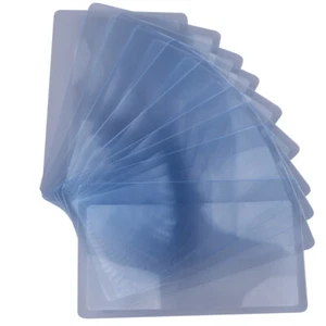10 PCS 3 X Magnifier Transparent Magnifier Plastic Reading Aid *AU - Afbeelding 1 van 5