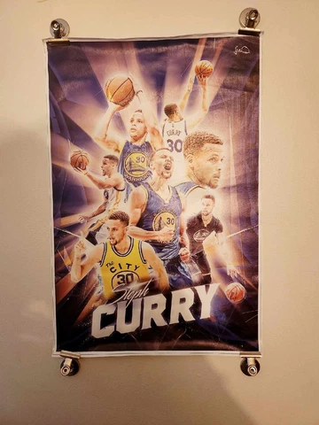 Steph Curry Golden State Warriors  Canvas Print Wall Art Poster Cover