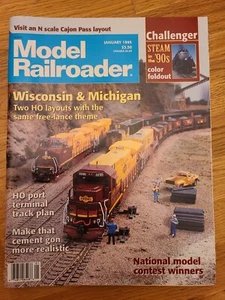 Model Railroader Magazine January 1995 - Picture 1 of 1
