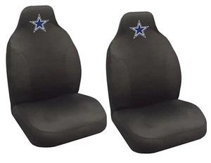 New NFL Dallas Cowboys 2 Front Universal Fit Car Truck  Bucket Seat Covers - Picture 1 of 2