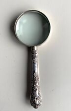 Vintage Sterling Silver Handled Magnifying Glass 