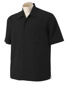 3XL {MANY COLORS AVAILABLE} Harriton CUBAVERA STYLE Men's Barbados Button Down - Picture 1 of 37