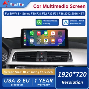 Touchscreen wireless CarPlay Android per BMW F30 F31 F32 F33 F34 F36 F80 NBT - Foto 1 di 10