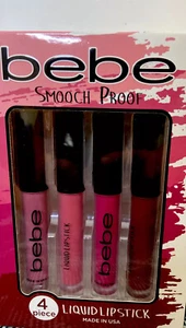 Bebe Smooch Proof 4 Stück Liquid Lipstick Collection - Bild 1 von 1