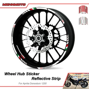 For Aprilia Dorsoduro 1200 Motorcycle Wheel Rim Reflective Decal Sticker - Picture 1 of 11
