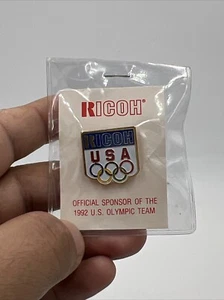 Vintage 1992 U.S. Olympics Ricoh Pin NOS - Picture 1 of 3