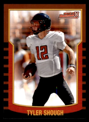 2021 -22 Bowman University Tyler Shough  2000 Bowman  #2KB-15 Texas Tech - Image 1 of 2