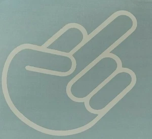 Shocker Vinyl Decal Sticker Window Car Truck Drift Funny middle finger - Picture 1 of 2