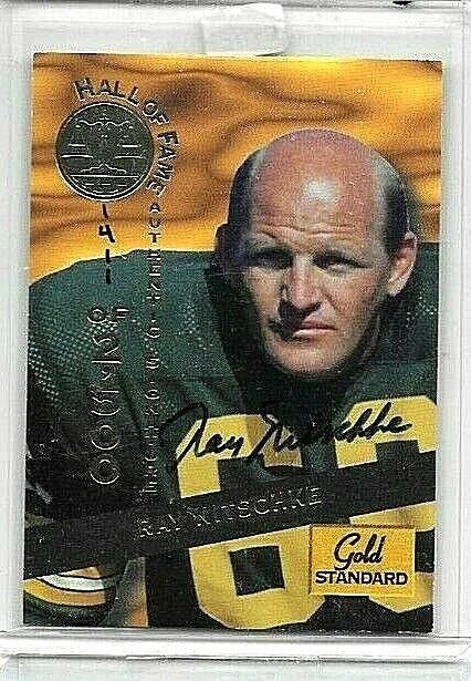 RAY NITSCHKE 1994 SIGNATURE ROOKIES GOLD STANDARD CERTIFIED AUTOGRAPH 2# OF 500 - Image 1 of 1