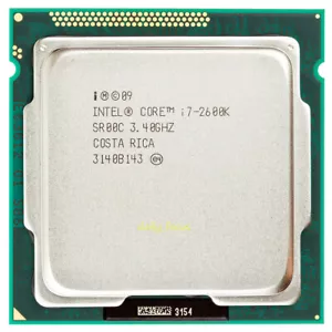 Intel Core i7-2600K 3.4 GHz LGA1155 4 cores 8 threads SR00C CPU Processor 8 MB - Picture 1 of 4