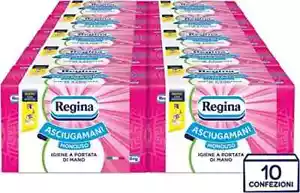 Regina 10 Confezioni da 100 Pezzi Asciugamani Monouso Usa e Getta Biodegradabili - Foto 1 di 5