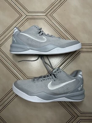 Nike Kobe 8 Wolf GS Grey White FN0266 003 Youth 5.5 - Image 1 of 4