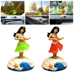 Bambola Hawaiian Girl Cruscotto Bobbleheads Interno Auto per Auto Ufficio Casa - Foto 1 di 15