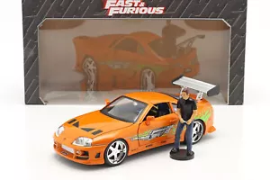 Brian's Toyota Supra 1995 Film Fast & Furious (2001) mit Figur 1:18 Jada Toys - Picture 1 of 1