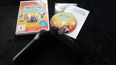 NINTENDO Wii  We Sing Deutsche Hits 2  inklusive 2 Mikrofone - Bild 1 von 4