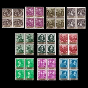 1959.Velazquez.Serie Blq 4.MNH..Edifil.1238-1247 - Imagen 1 de 4