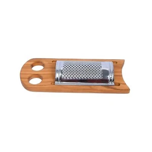 Rallador de queso con madera de olivo - Rallador de parmesano plano de... - Bild 1 von 7