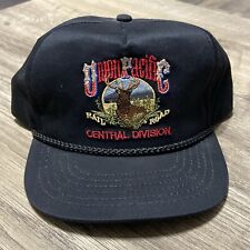 Vintage Union Pacific Rail Road Black Hat Embroidered Train Deer USA Made