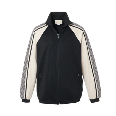 GUCCI GG Polyester Track Jacket XS Men's Black 545601 - Image 1 of 4