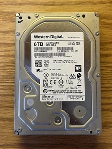 Disque dur 6 To Western Digital Ultrastar DC HC310 3,5" SATA Data Center HDD - Photo 1/3