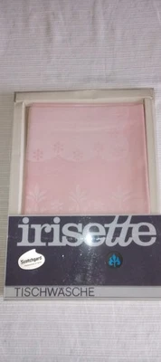 Tischdecke von Irisette, rosa mit Scotchgard, ca. 100x160cm - Bild 1 von 2