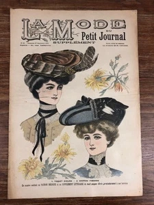 Revue LA MODE DU PETIT JOURNAL  1903 Nr 39 + Patron Pattern JUPE ANDREA - Picture 1 of 3