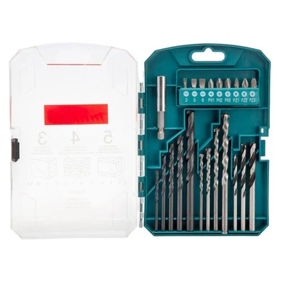 Makita Drill and Screwdriver Bit Set 22 Piece In A Plastic Case P-44002 - Image 1 of 4