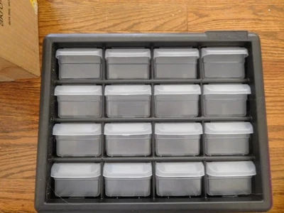 Akro-Mils 10116  16-Drawer Plastic Parts Storage Hardware & Craft Cabinet  NEW - Image 1 of 4