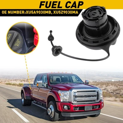 Tapa de combustible del tanque negra cubierta de gasolina para Ford Windstar 1998-1999 XU5Z9030MA XU5A9030MB Foto 1 de 4