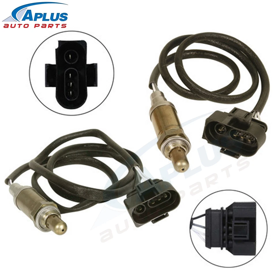 2x Sensor de oxígeno aguas arriba y aguas abajo para Audi A4 Quattro Volkswagen Golf Jetta Passat Foto 1 de 4